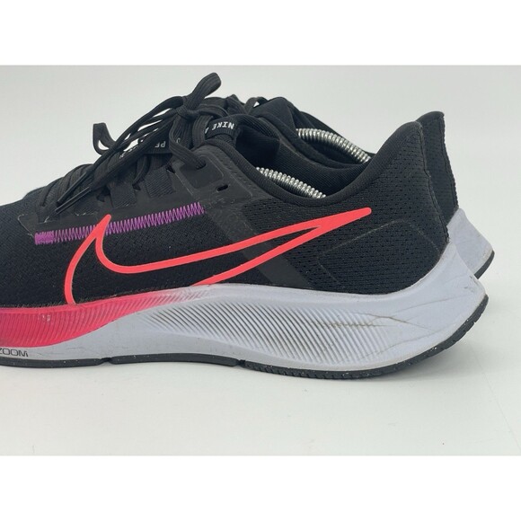 Nike Air Zoom Pegasus 38 Mens Size 10 Black Pink Running Shoes CW7356-011 main image 8
